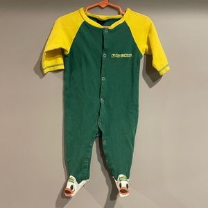 Zoozatz Oregon Ducks Baby 9 Month Bodysuit